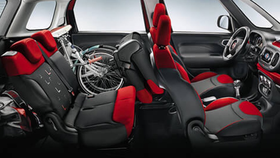 Interior Fiat 500L prueba por Ibiza