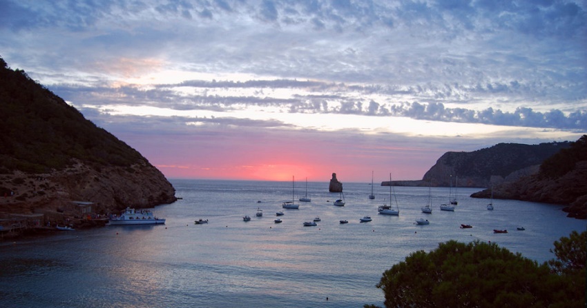Puesta de sol en Ses Variades Ibiza